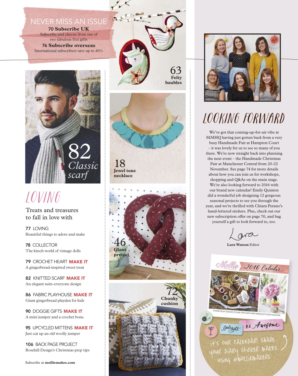 Mollie magazine Preview Pages