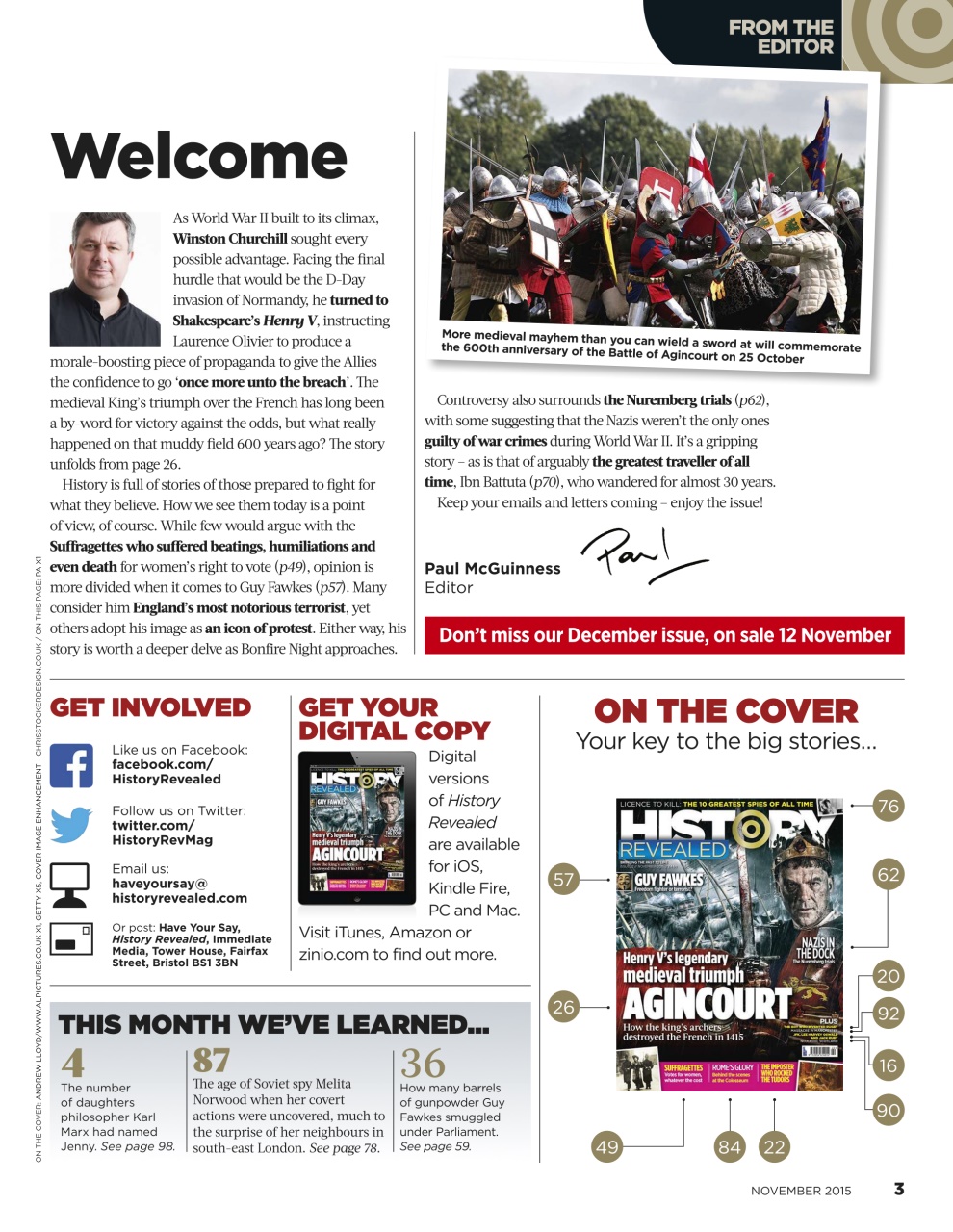 BBC History Revealed Magazine Preview Pages