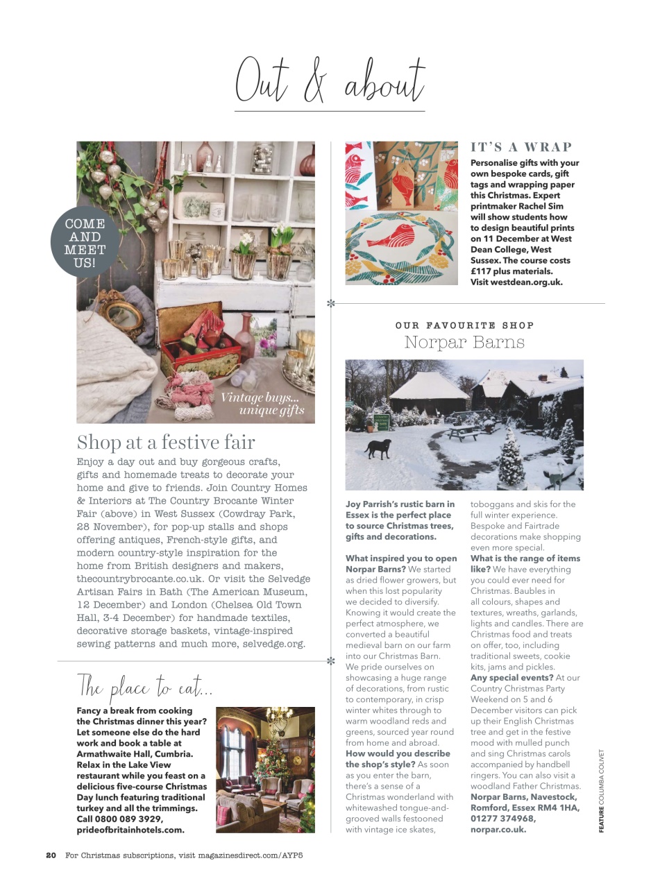 Country Homes & Interiors Preview Pages
