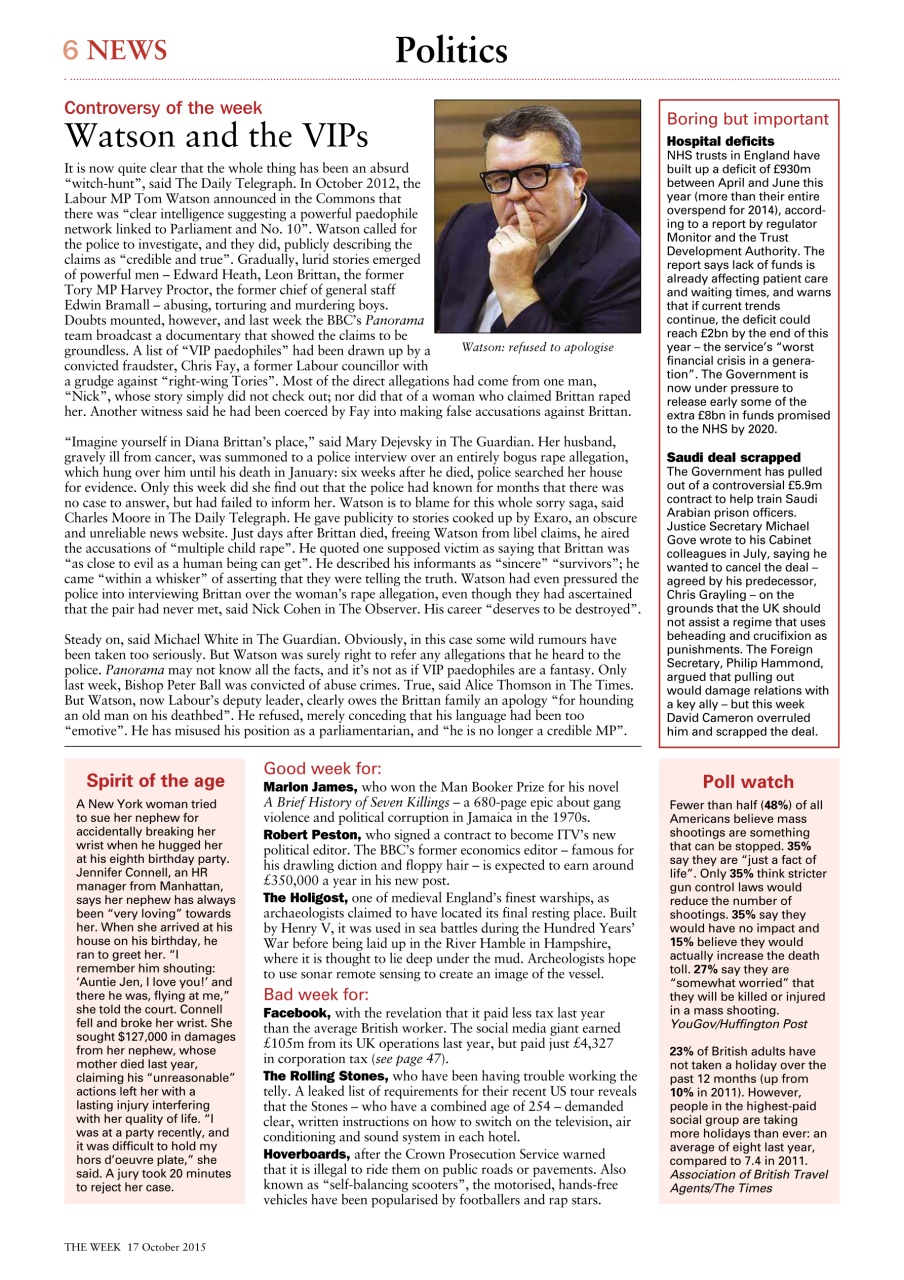 The Week Preview Pages