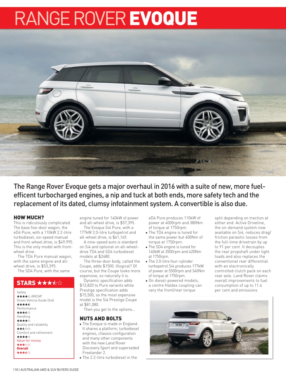 Australian 4WD and SUV Buyers Guide Preview Pages