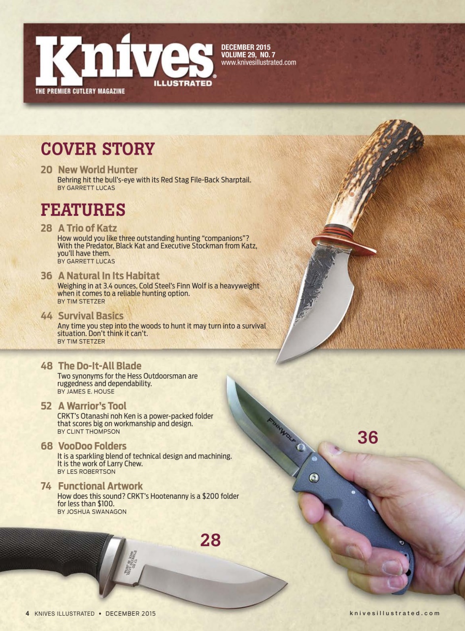 Knives Illustrated Preview Pages