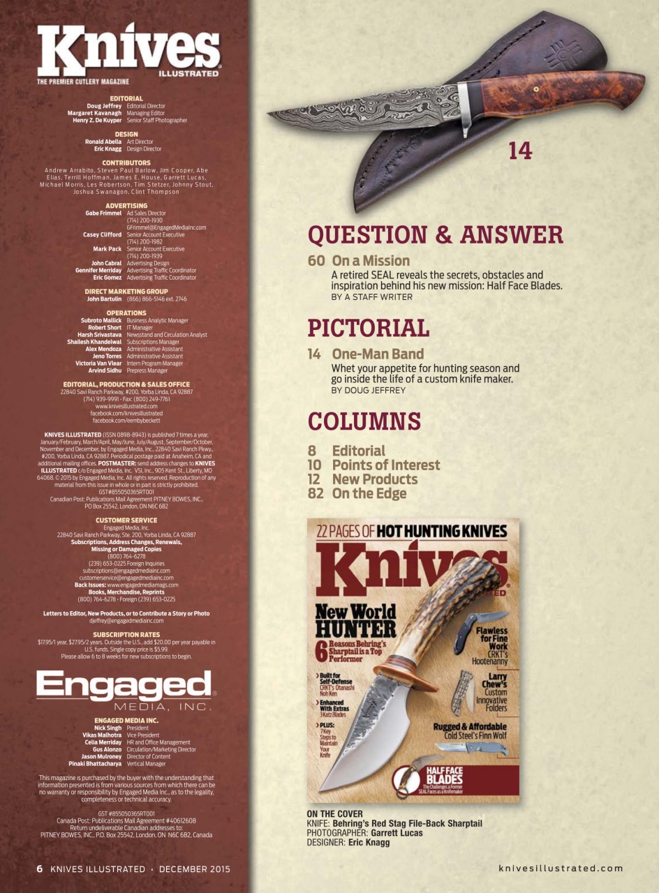 Knives Illustrated Preview Pages