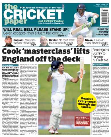 The Cricket Paper issue 16th October 2015