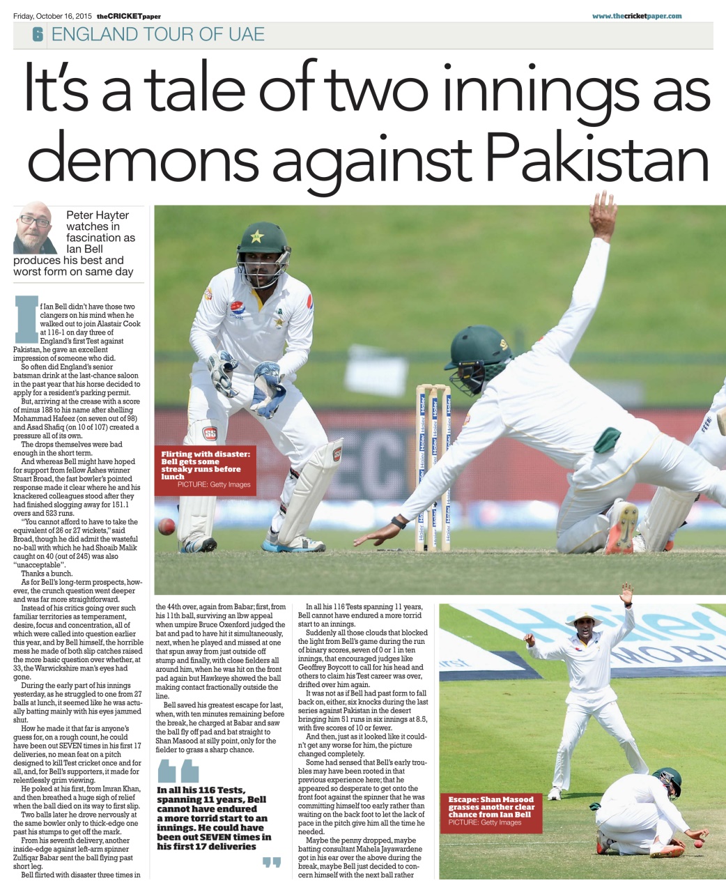 The Cricket Paper Preview Pages