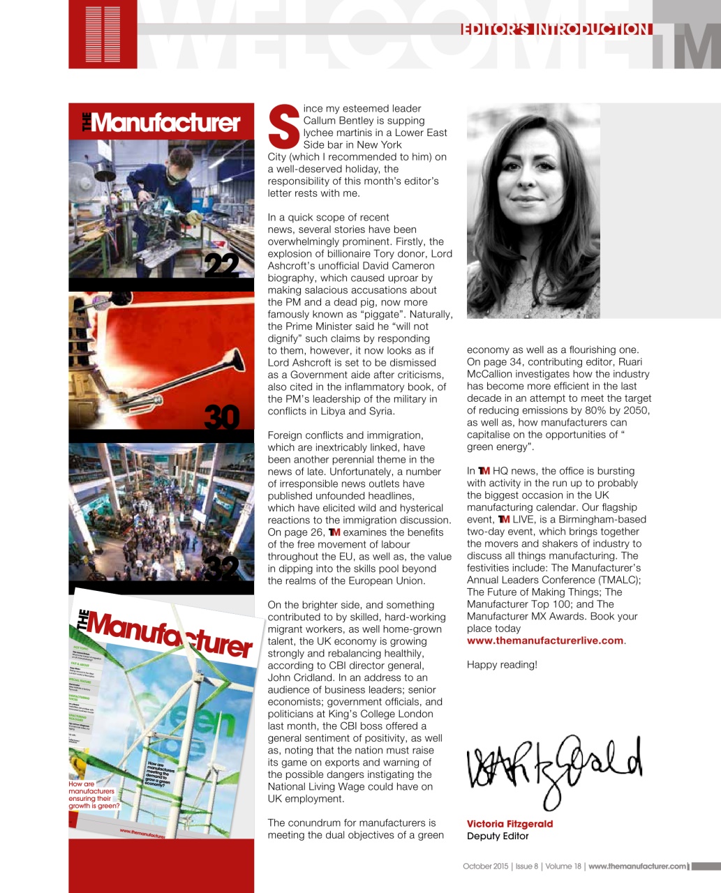 The Manufacturer Preview Pages