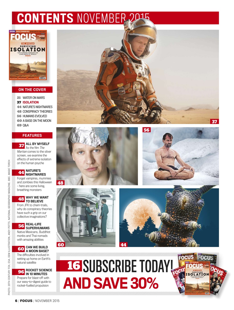 BBC Science Focus Magazine Preview Pages