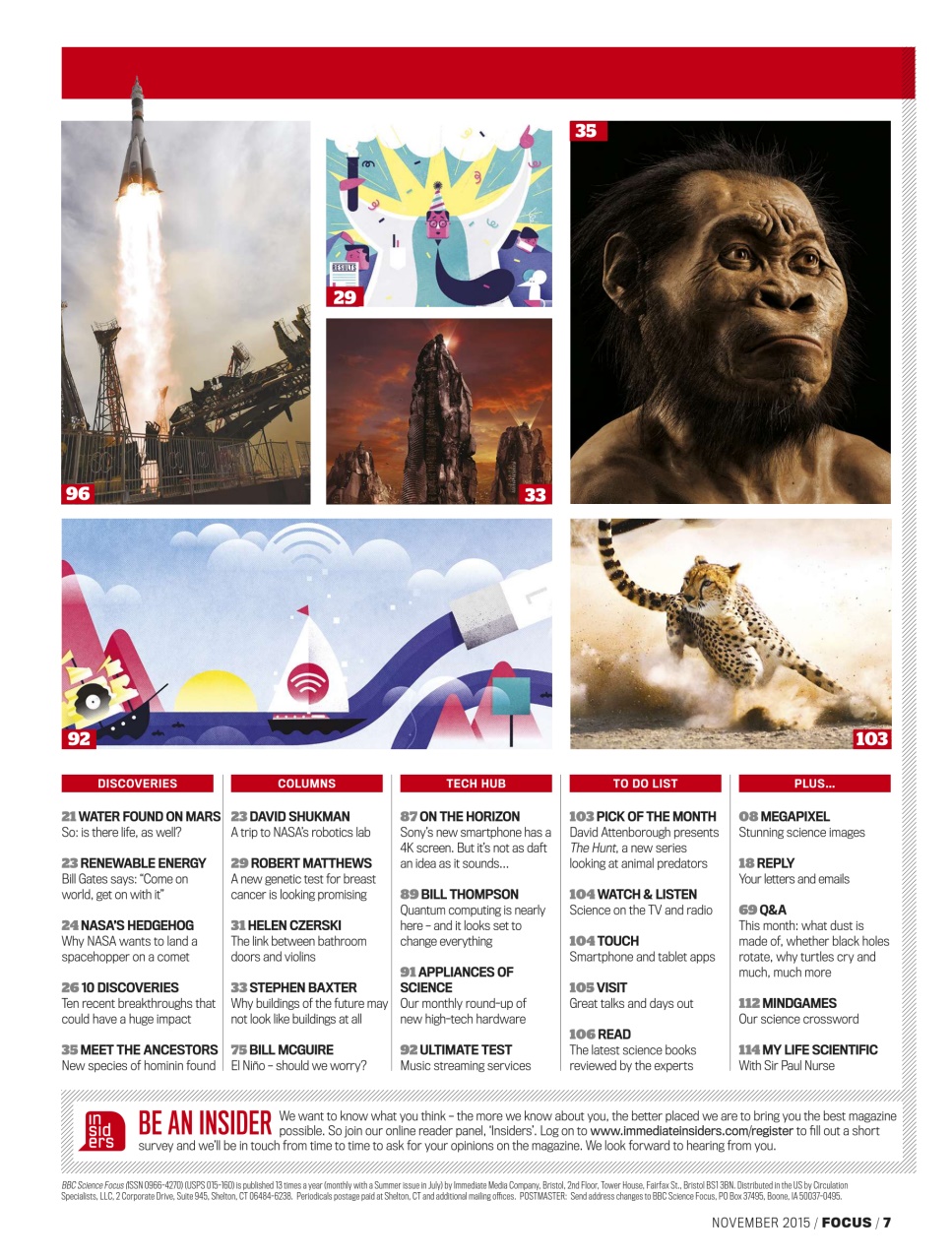 BBC Science Focus Magazine Preview Pages