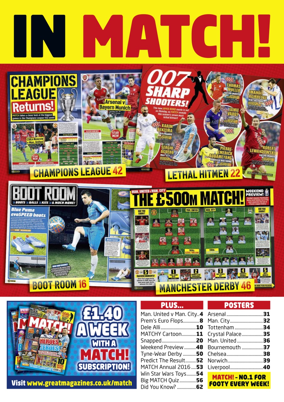 Match Preview Pages