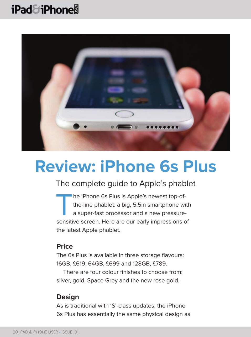 iPad and iPhone User Preview Pages