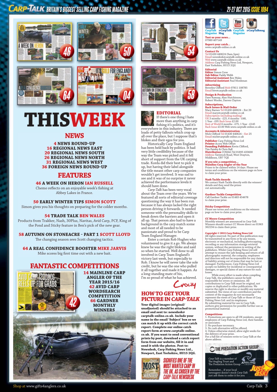 Carp-Talk Preview Pages