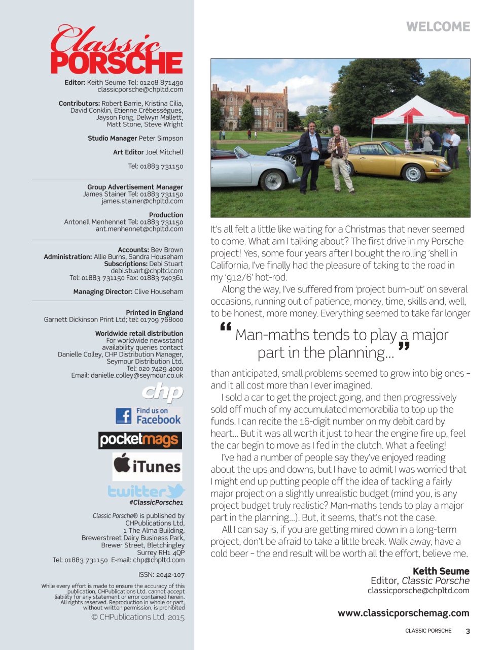 Classic Porsche Preview Pages