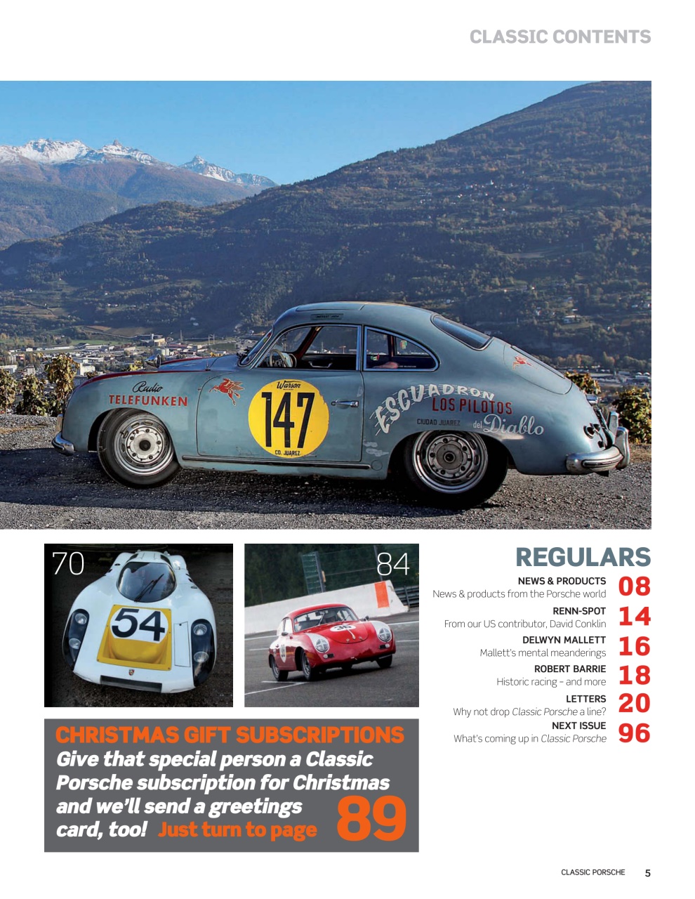 Classic Porsche Preview Pages