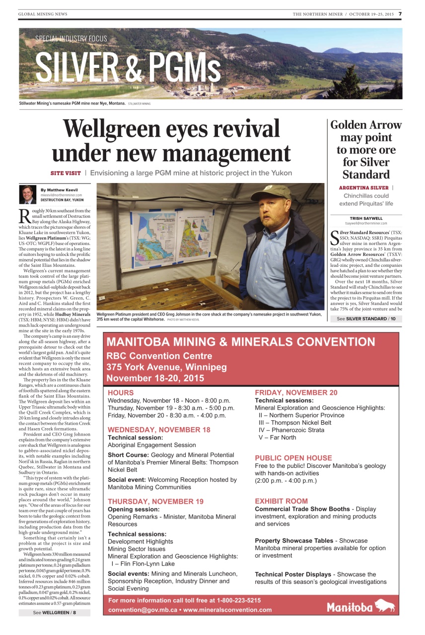 The Northern Miner Preview Pages