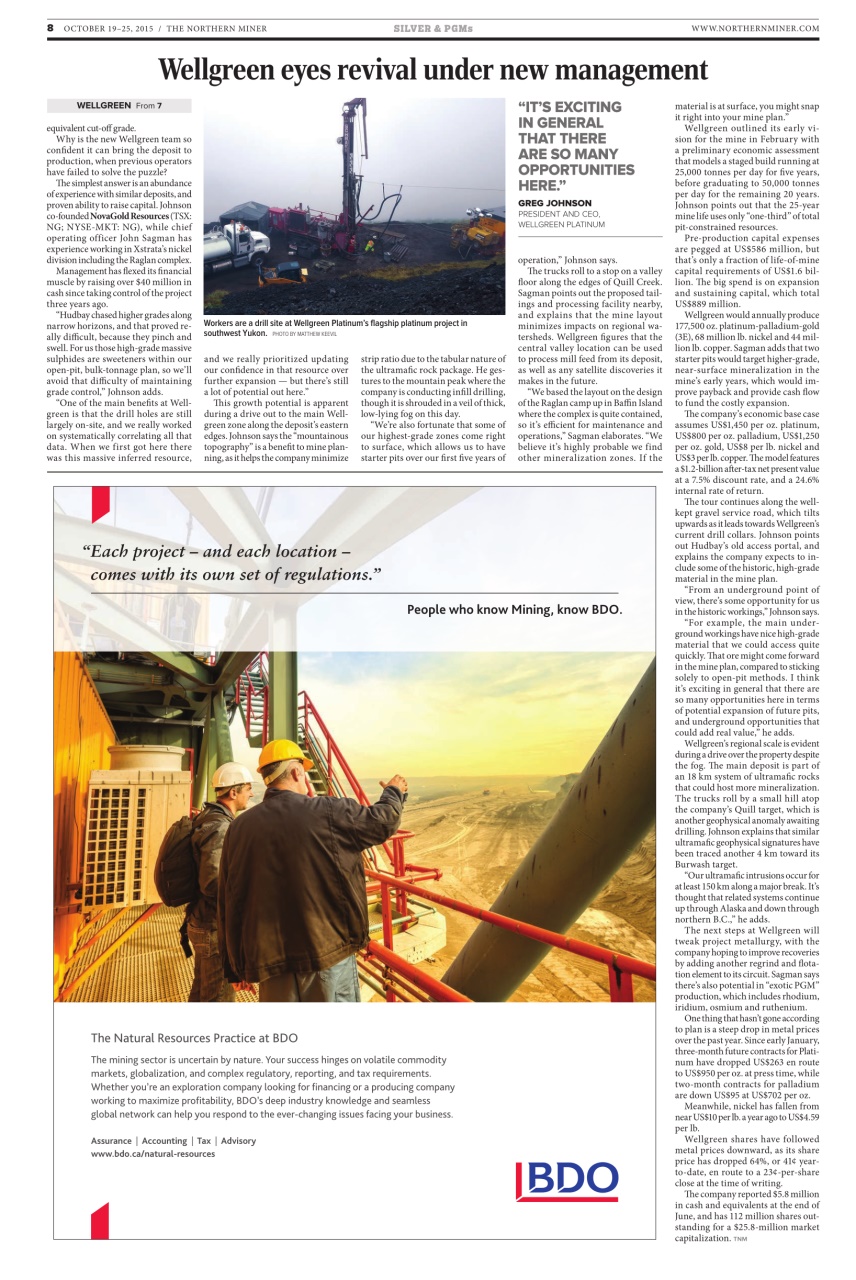 The Northern Miner Preview Pages