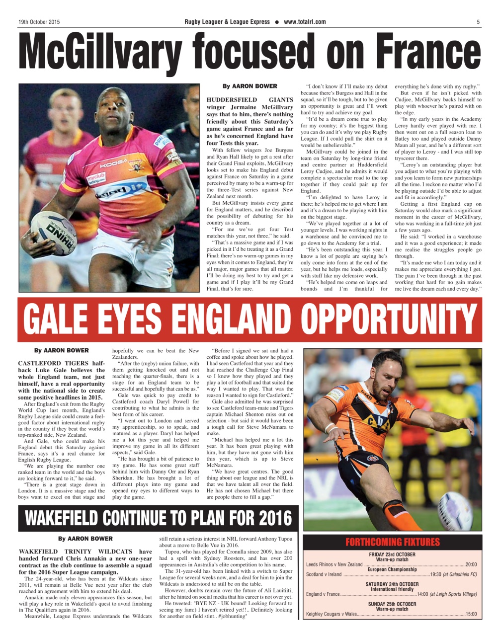 League Express Preview Pages