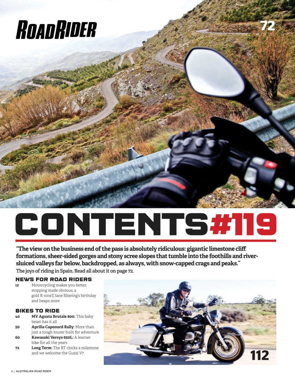 Australian Road Rider Preview Pages