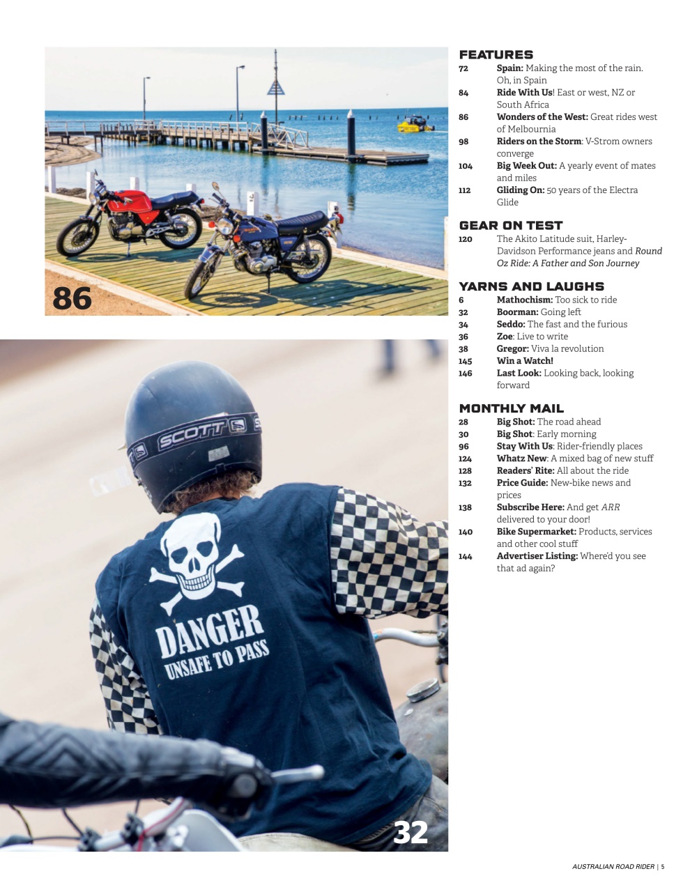 Australian Road Rider Preview Pages