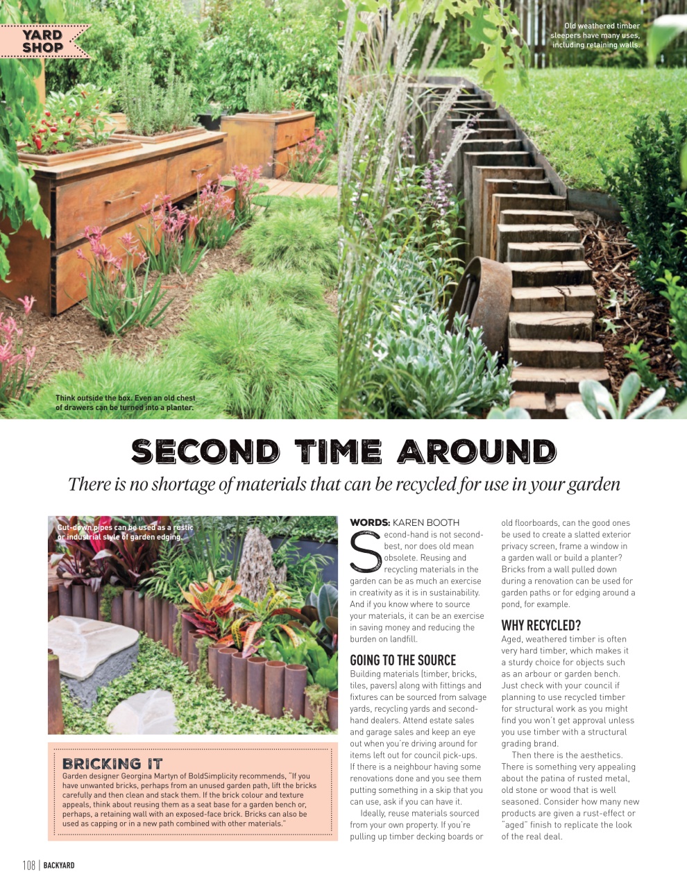 Backyard & Outdoor Living Preview Pages