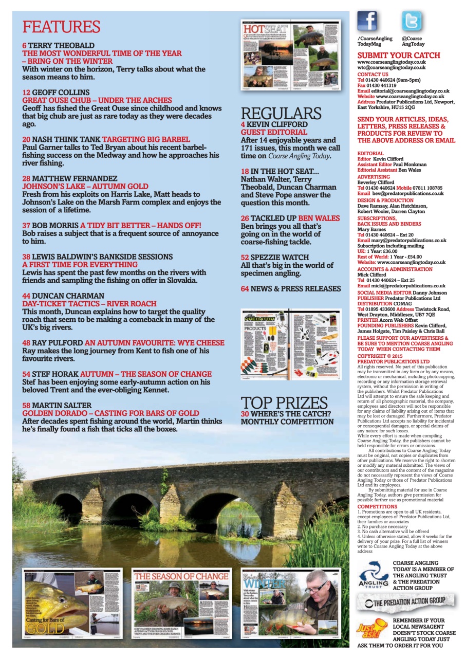 Coarse Angling Today Preview Pages