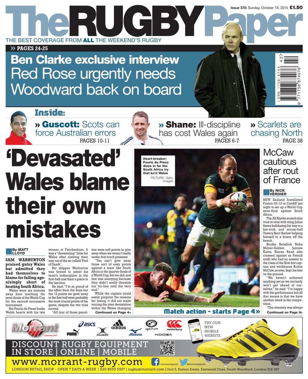 The Rugby Paper Preview Pages
