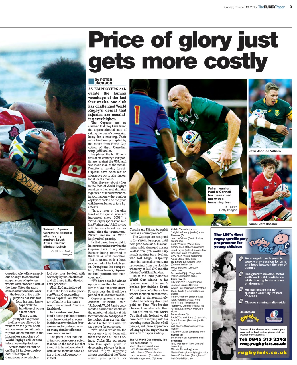 The Rugby Paper Preview Pages