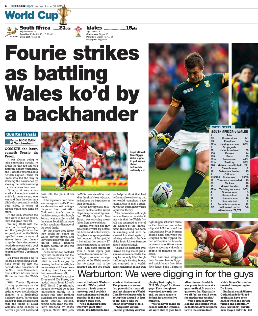 The Rugby Paper Preview Pages