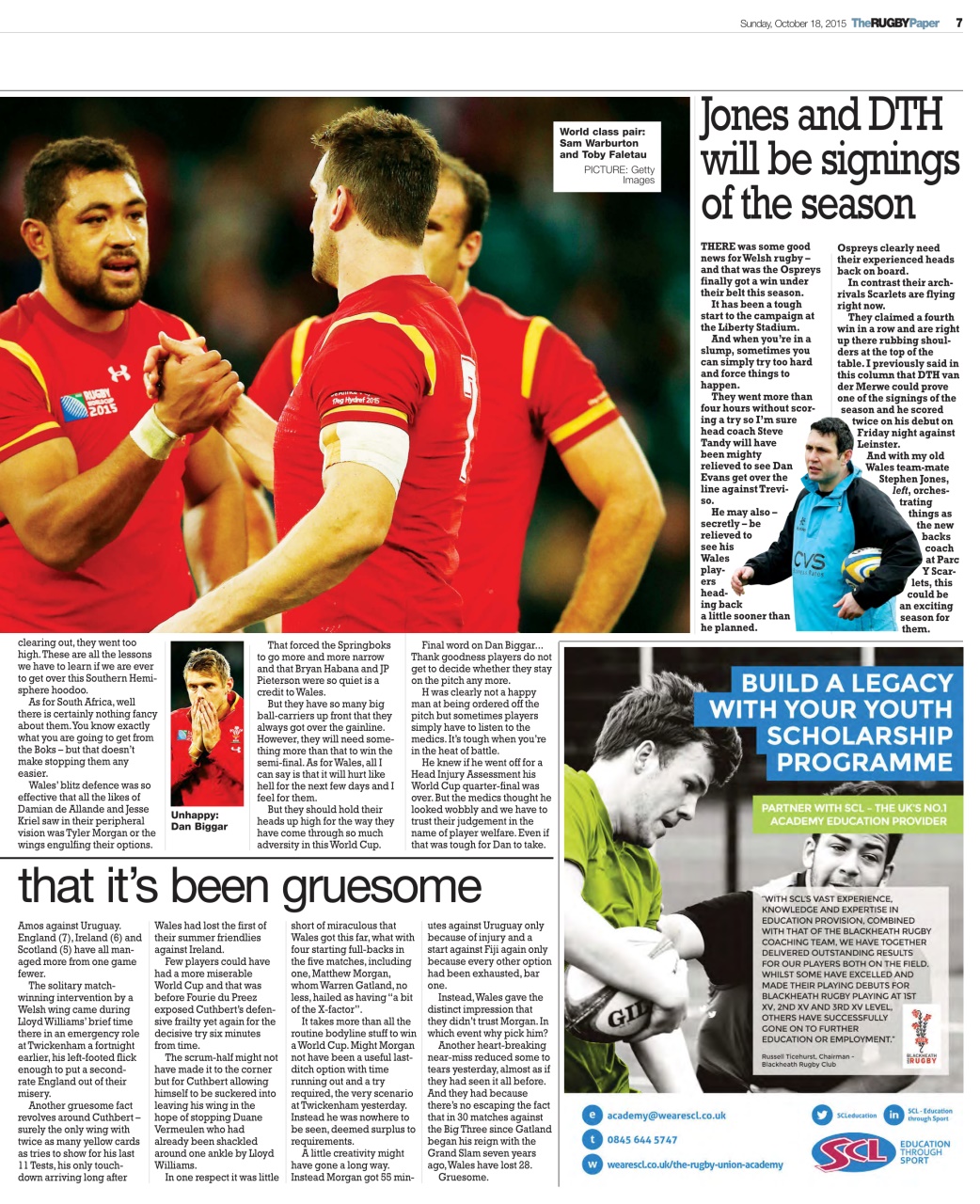 The Rugby Paper Preview Pages