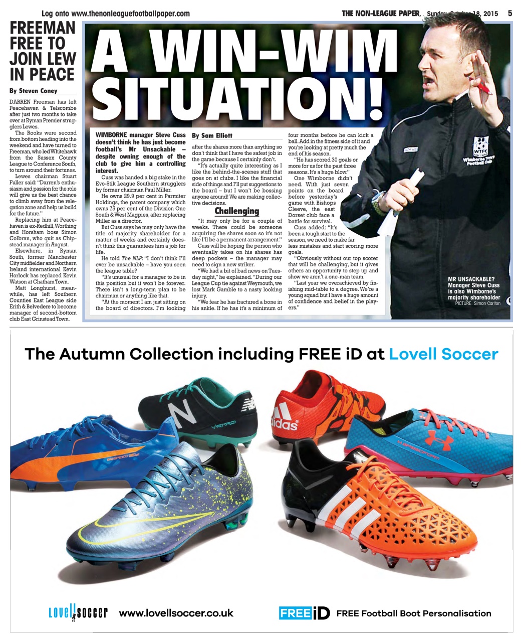 The Non-League Football Paper Preview Pages