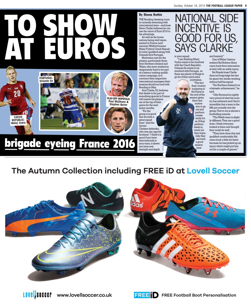 The Football League Paper Preview Pages