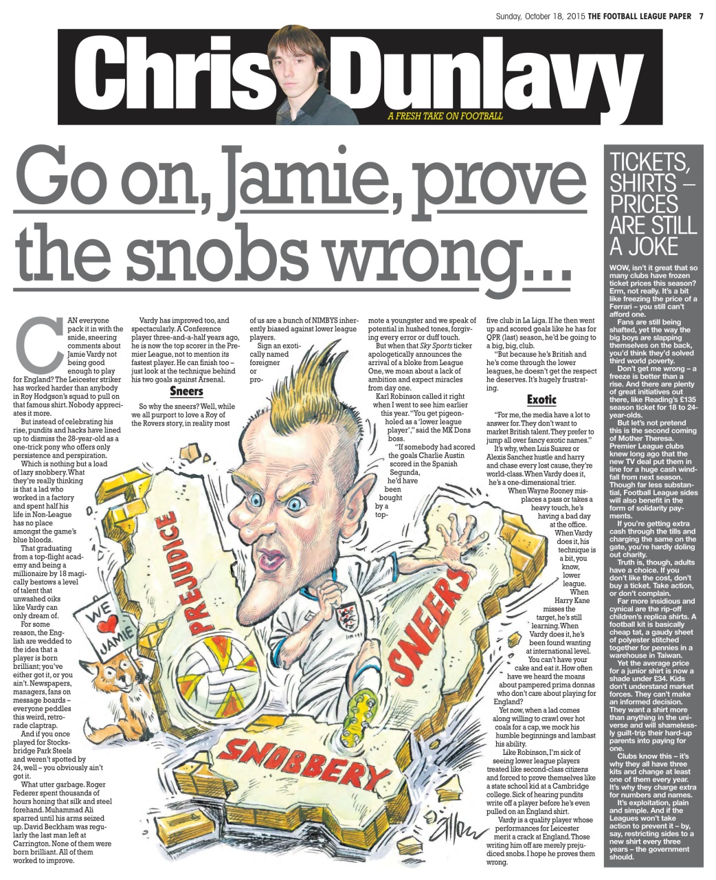 The Football League Paper Preview Pages