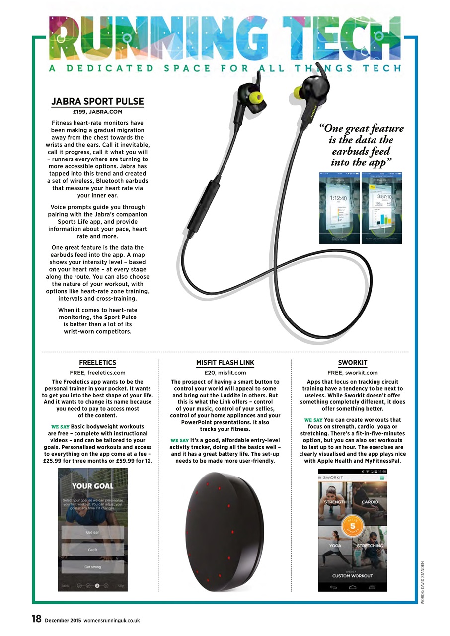 Women’s Running Preview Pages