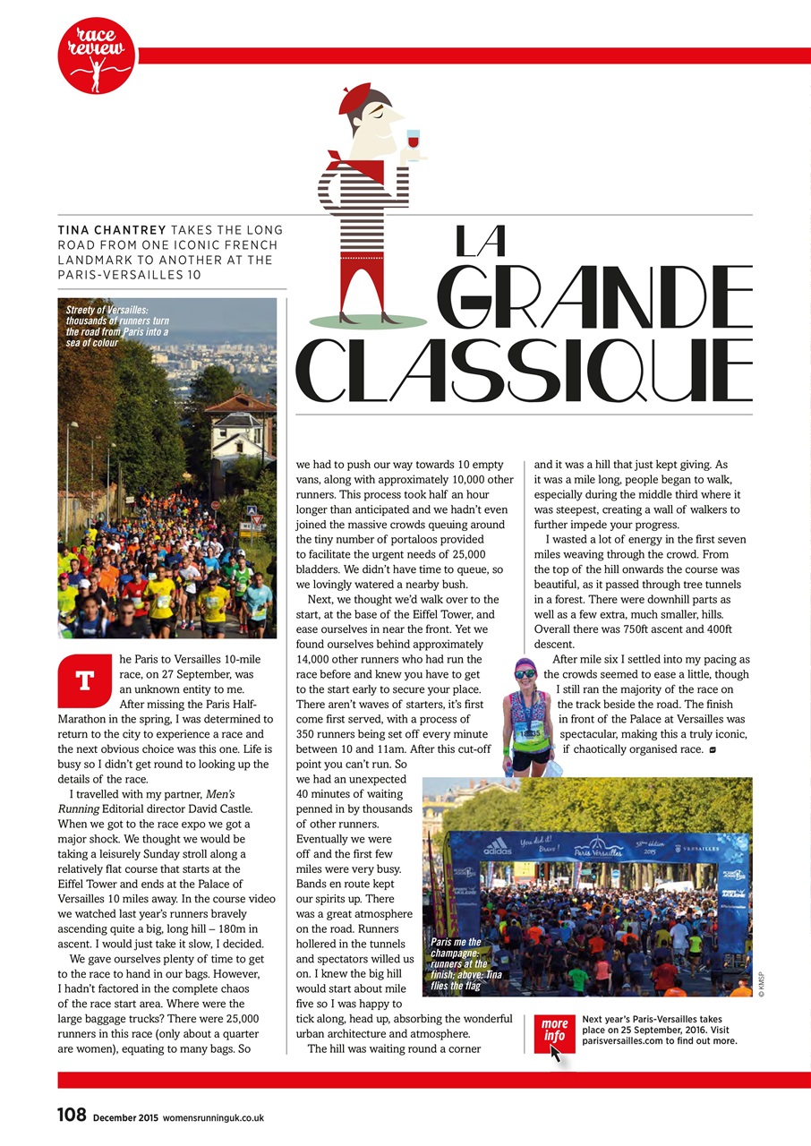 Women’s Running Preview Pages