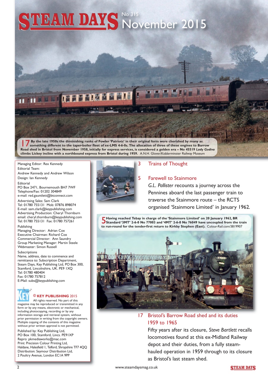 Steam Days Preview Pages