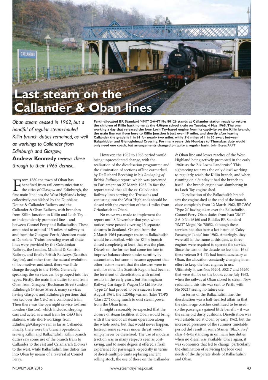 Steam Days Preview Pages