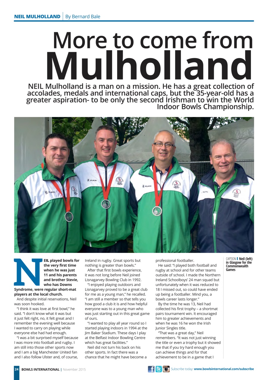 Bowls International Preview Pages