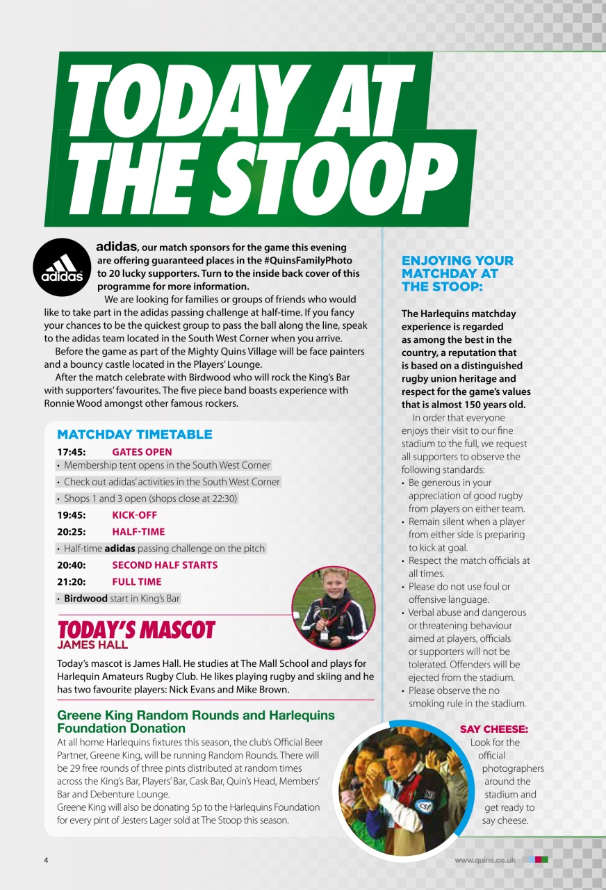 Harlequins Preview Pages