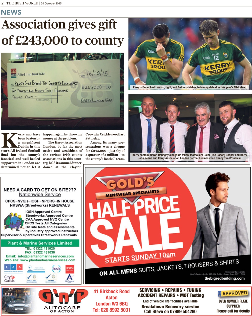 Irish World Preview Pages