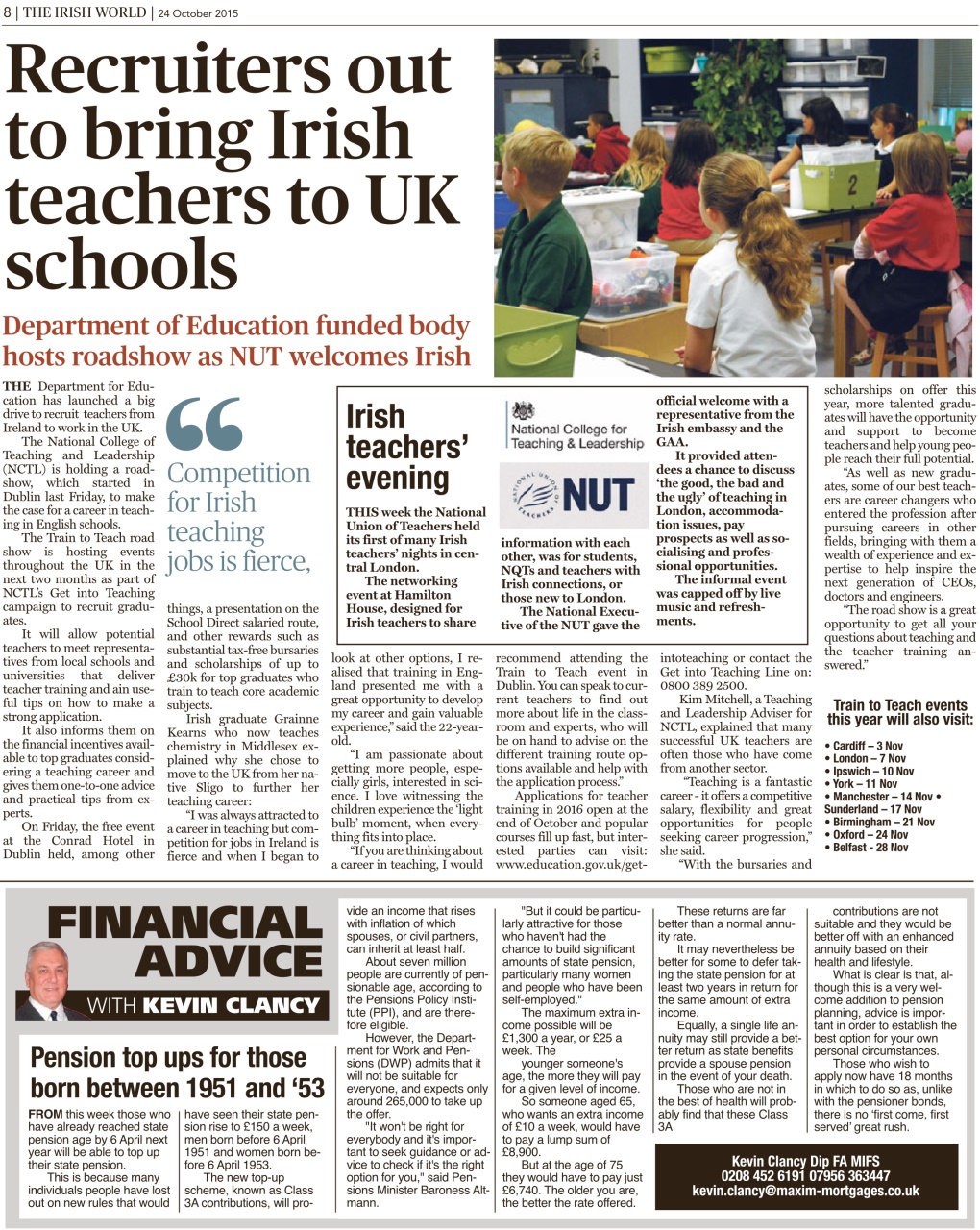 Irish World Preview Pages