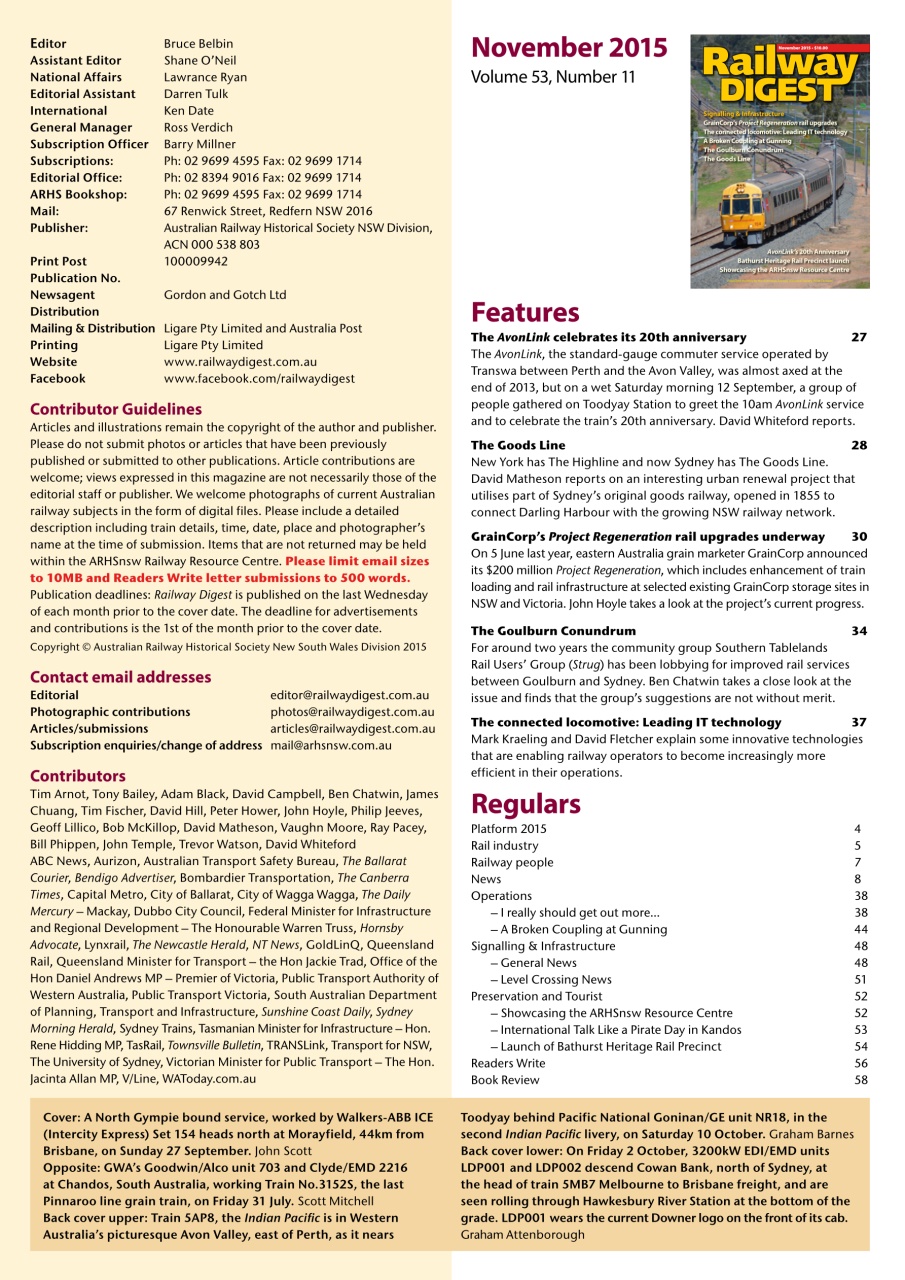 Railway Digest Preview Pages