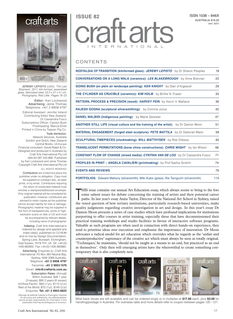 Craft Arts International Preview Pages