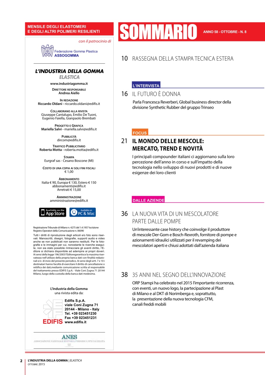 L’industria della Gomma Preview Pages