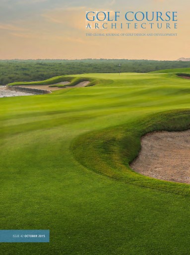Golf Course Architecture issue 