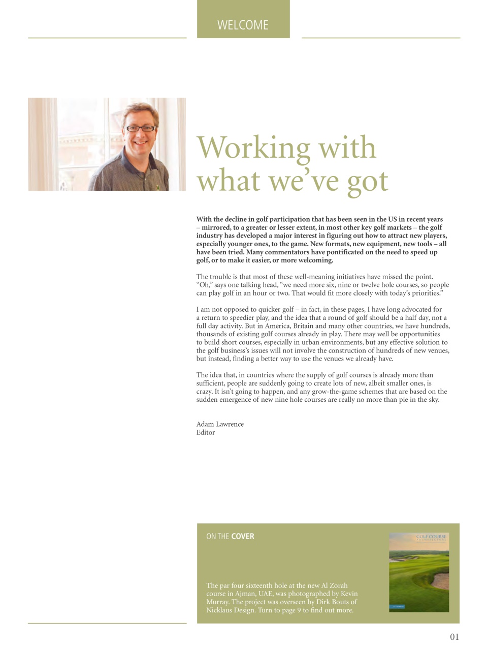 Golf Course Architecture Preview Pages