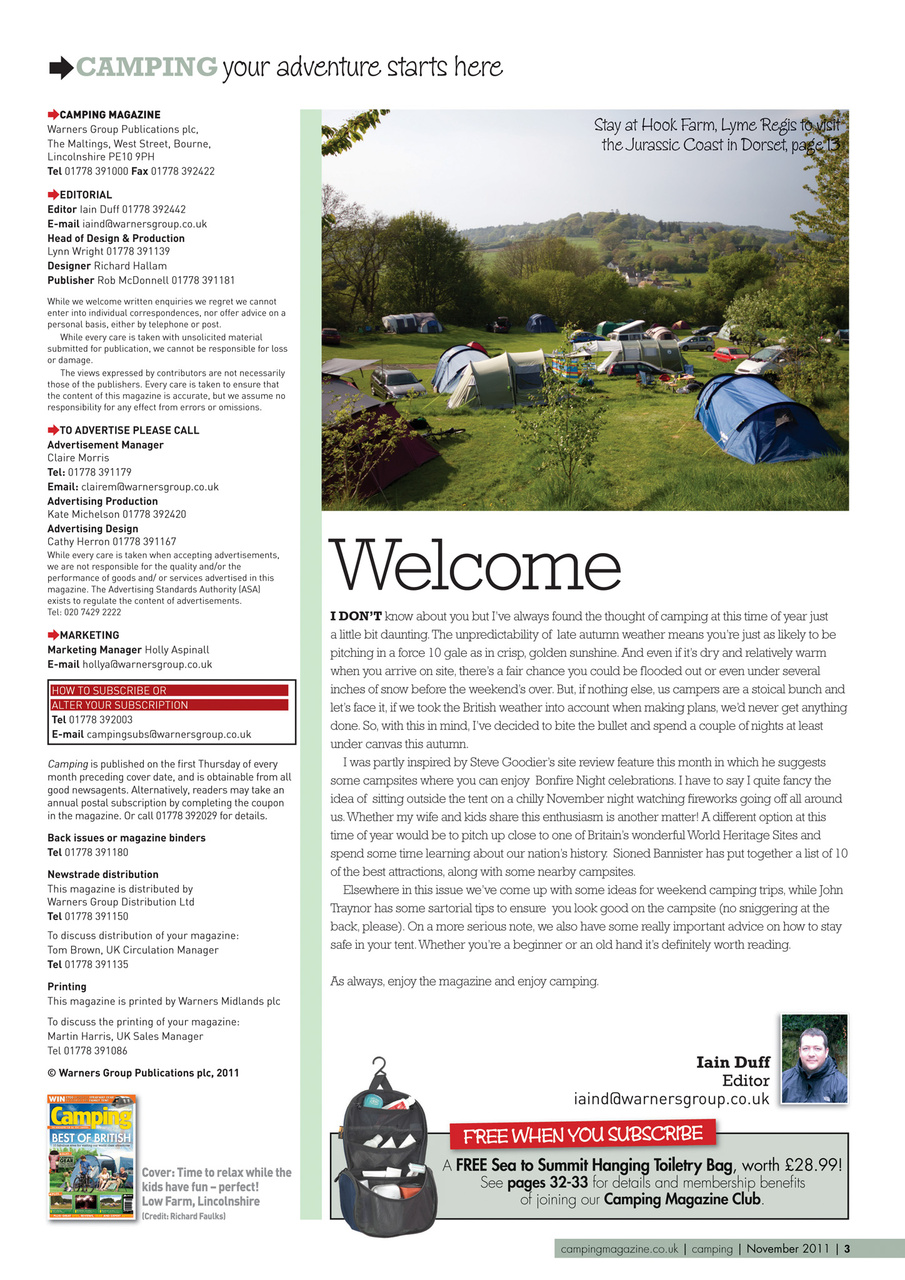 Camping Preview Pages