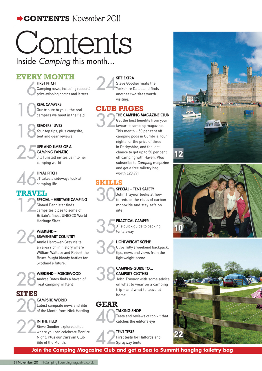 Camping Preview Pages