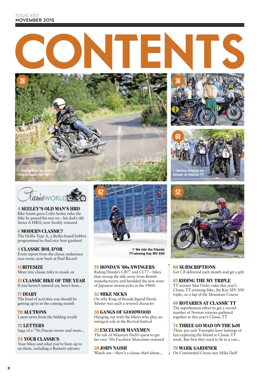 Classic Bike Preview Pages