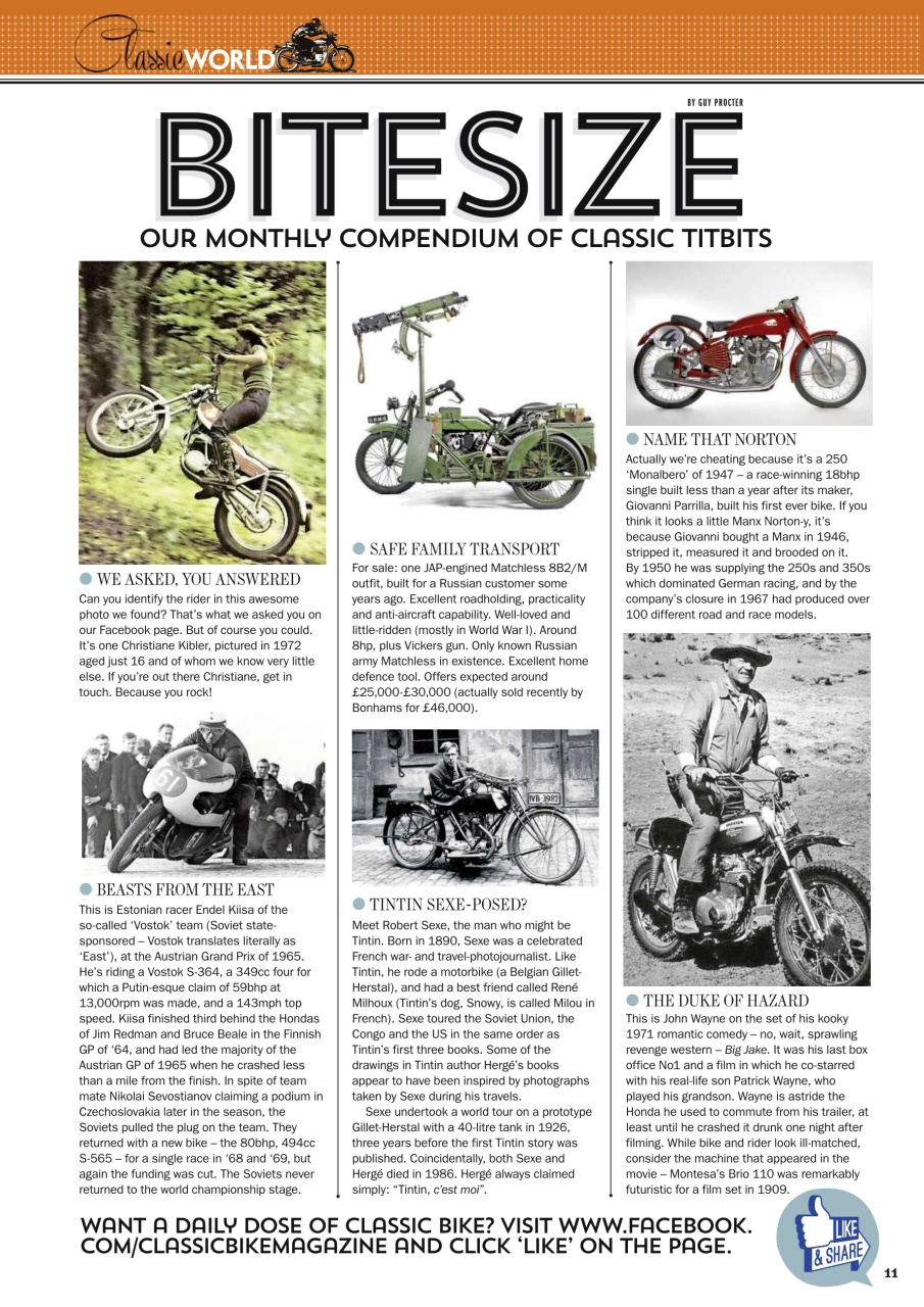Classic Bike Preview Pages