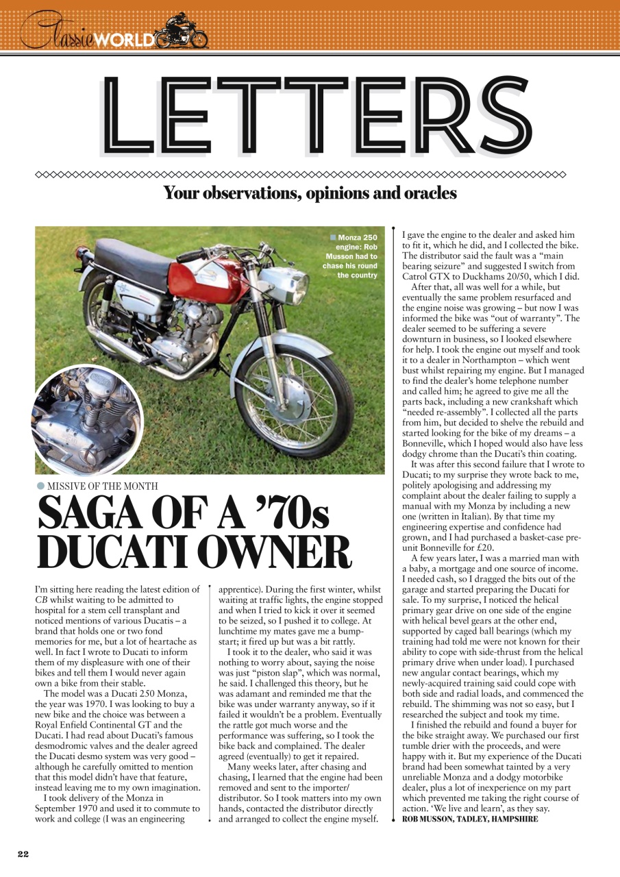 Classic Bike Preview Pages