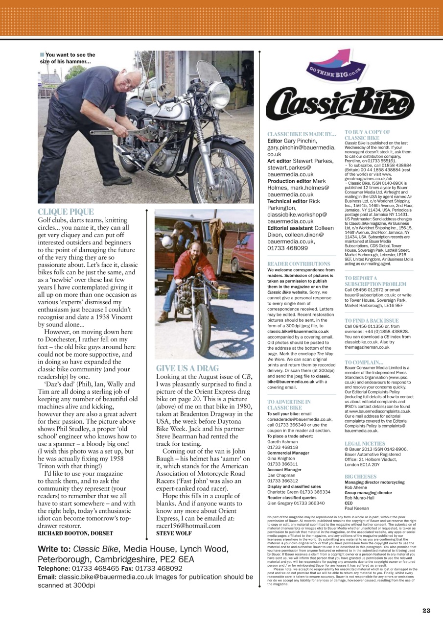 Classic Bike Preview Pages